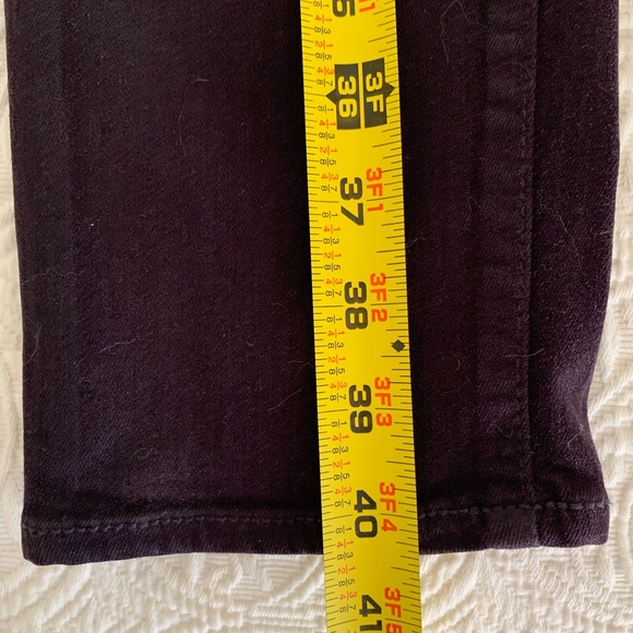 Chico’s Platinum Jeggings Deep Purple Eggplant Denim Womens Size 1 / U.S. Size 8 - Picture 11 of 14